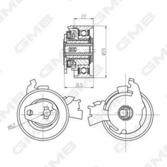 Автозапчасть GMB GTB0040