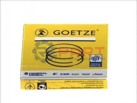 Кольца поршневые GOETZE 0810740000