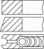 91,1 (STD) 1-5-231 Комплект поршньових кілець HYUNDAI GALLOPER II, GRACE, H-1 / STAREX, H100, PORTER, HD LIGHT 2.5D/2.6D 07.93- GOETZE (0843200000) зображення 2