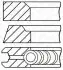 Фото 77,2 (STD) 1,75-1,7-231 Комплект поршньових кілець HYUNDAI ACCENT IV, ELANTRA IV, ELANTRA V, ELANTRA VI, I20 I, I30, I40 I, I40 I CW, IX20, IX35, TUCSON KIA CARENS III 1.6D/1.7D 06.05 GOETZE (0843420000) зображення 1