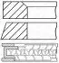 Фото 67 (STD) 1,2-5-2 Комплект поршньових кілець HYUNDAI ATOS, GETZ, I10 I KIA PICANTO I 1.1/1.1LPG 06.03-12.13 GOETZE (0844720000) зображення 1