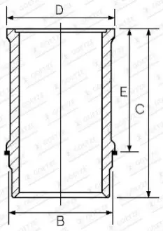 Гільза поршня GOETZE 14-740130-00 Купити в Україні