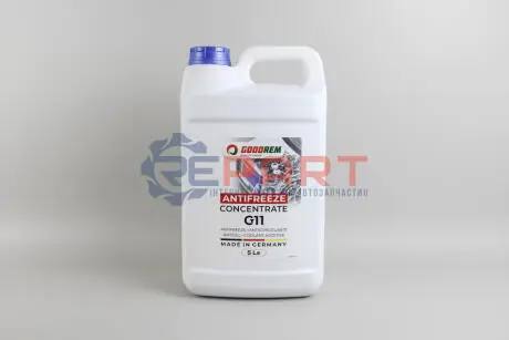 Антифриз G11 BLUE (синій) концентрат (5L) (GERMANY) GOODREM R80G11-BLU-005 Купити в Україні