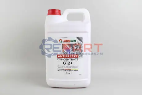 Антифриз G12+ RED (червоний) концентрат (5L) (GERMANY) GOODREM R80G12PLUS-005 Купити в Україні