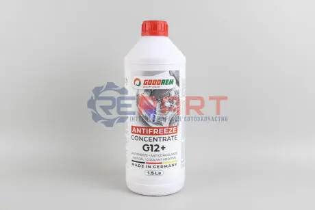 Антифриз G12+ RED (червоний) концентрат (1.5L) (GERMANY) GOODREM R80G12PLUS-015 Купити в Україні