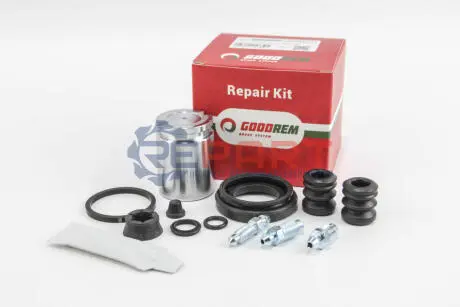 Фото Ремкомпл. супорта зад PASSAT/GOLF/POLO/A6 (38мм) 90-01 (з поршнем) GOODREM (RK6941.1) зображення 1