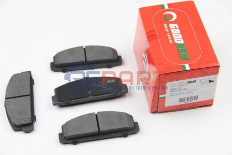 Тормозные колодки (задние) Mazda 323/626 94-04 (akebono) GOODREM RM0114