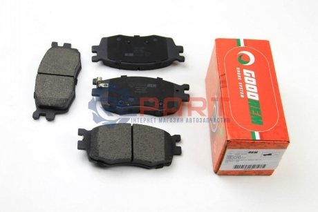 Тормозные колодки передние Hyundai Accent/Kia Rio 05- (mando) GOODREM RM1233