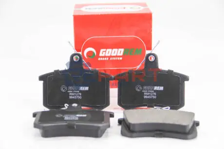 Фото Гальмівні колодки зад. Audi 100/80/A4/A6/A8 (84-08) GOODREM (RM1276) зображення 1