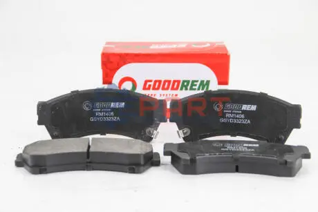 Гальмівні колодки пер. Mazda 6 07-13 GOODREM RM1406 Купити в Україні