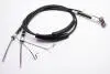 Трос ручного гальма зад. Connect 02- Л=Пр. (низька база/-ABS) (1792/1582x2) RM4125