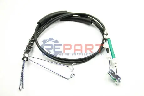 Трос ручного гальма зад. Connect 02- Л=Пр. (висока база/-ABS) (1980/1771X2) GOODREM RM4126 Купити в Україні