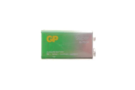 Батарейка SUPER ALKALINE,9V 1604AEB-5S1, 6LF22 GP 4891199000720
