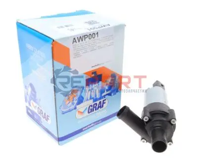 Фото 1 — Насос системи охолодження (додатковий) Audi A3/A6/Q7/R8 01-15/VW LT/T4/Passat/Golf/Touareg 94-10 GRAF (AWP001) Фото Насос системи охолодження (додатковий) Audi A3/A6/Q7/R8 01-15/VW LT/T4/Passat/Golf/Touareg 94-10 GRAF (AWP001) зображення 1
