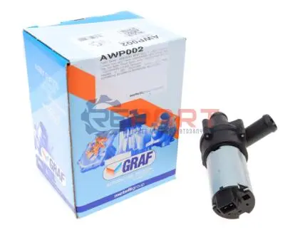 Фото Насос системи охолодження (додатковий) Ford Galaxy/VW LT/Sharan 95-06/Golf/T4 90-06/Passat 88-00 GRAF (AWP002) зображення 1