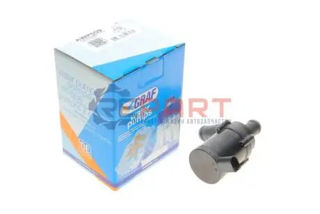 Фото Насос системи охолодження (додатковий) Seat Alhambra/VW Sharan 1.9TDI 00-10/T5 2.0 03-15 GRAF (AWP009) зображення 1