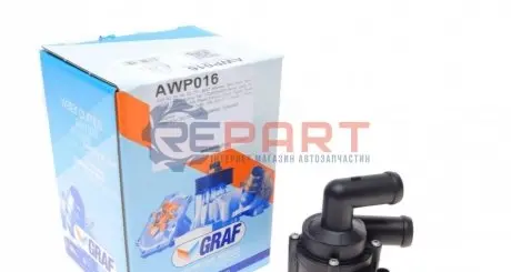 Насос системы охлаждения (дополнительный) Audi A3/A5/A6/Q3/Skoda Octavia/SuperB/Yeti 08-/VW T6 15- GRAF AWP016 Купить в Украине