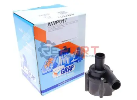 Насос системи охолодження (додатковий) Audi A4-A8/Q5/Q7 06-/VW Crafter/Touareg/Amarok 11-16 GRAF AWP017 Купити в Україні