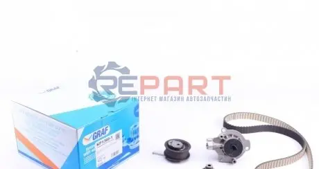 Комплект ГРМ с насосом воды GRAF KP13601