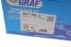 Фото Комплект ГРМ + ПНВТ + помпа VW LT 2.5SDI/VW T4/Volvo S70/S80/V70 2.5TDI 96-06 (122x26.5 / 81x21) (PA758) GRAF (KP7583) зображення 7
