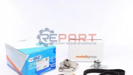 Фото Комплект ГРМ с насосом воды GRAF (KP8221) изображение 1