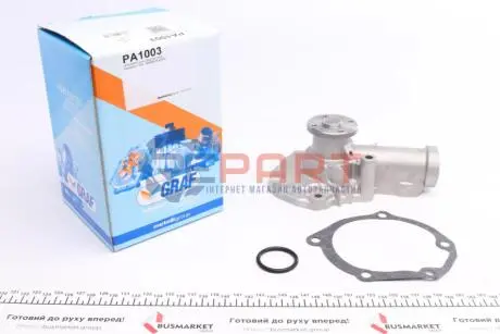 Помпа води Mitsubishi Lancer VI/VII/Outlander 2.0/2.0 4WD/GDi 03-13 (R/B) (8 лоп) GRAF PA1003 Купити в Україні