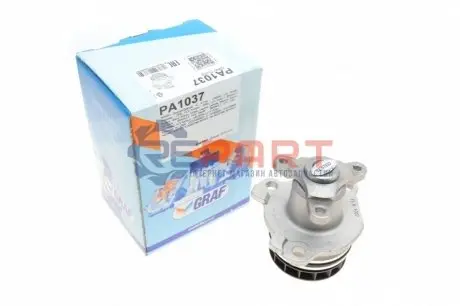 Фото Помпа води Nissan Qashqai/X-Trail/Renault Trafic/Master/Laguna/Megane 2.0/2.3dCi 05- (R/B) (16 лоп) GRAF (PA1037) зображення 1