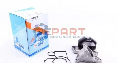Помпа води BMW 1/3/5/X1/X3 116d/118d/120d/123d/318d/320d/520d/2.0d/xDrive 07-15 (B/B) (6 лоп)(6 кан) GRAF PA1039 Купити в Україні