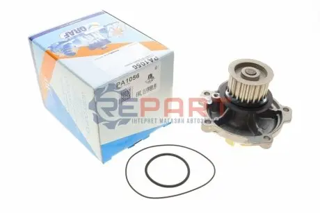 Помпа води Chrysler Voyager IV/ Grand Voyager 2.5-2.8 CRD 00-08 (22z) (R/B) (7 лоп) GRAF PA1056 Купити в Україні