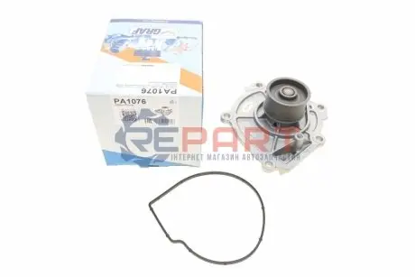 Помпа води Jeep Cherokee/Wrangler 2.8 CRD 07-/Chrysler Voyager 2.8 CRD 07- (R/B) (7 лоп.) GRAF PA1076 Купити в Україні