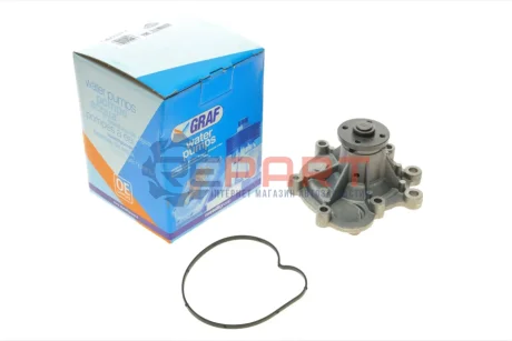 Помпа води MB C-class (W203/W204)/E-class (W211/W212)/SLK-class (R171/R172) 1.8 02- (B/B) (6 лоп) GRAF PA1107 Купити в Україні
