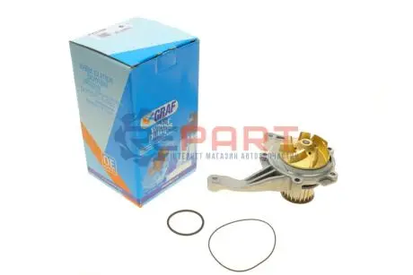 Помпа води Jeep Cherokee 2.5/2.8 CRD 4x4 01-08 (22z) (R/B) (7 лоп.) GRAF PA1108 Купити в Україні