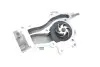 Фото Помпа води Opel Astra J/Insignia A/Zafira C/Meriva B 1.4 09-/Corsa D 1.2-1.4 09-14 (B/B) (6 лоп) GRAF (PA1124) зображення 3