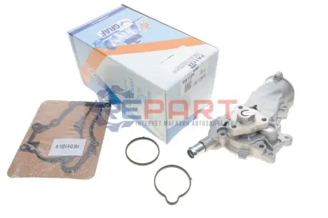 Помпа води Opel Astra J/Insignia A/Zafira C/Meriva B 1.4 09-/Corsa D 1.2-1.4 09-14 (B/B) (6 лоп) GRAF PA1124 Купити в Україні