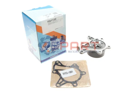Помпа води Toyota Auris/Corolla/Yaris/Verso S/Urban Cruiser 1.4D-4D 08-17 (B/B) (7 лоп) GRAF PA1132