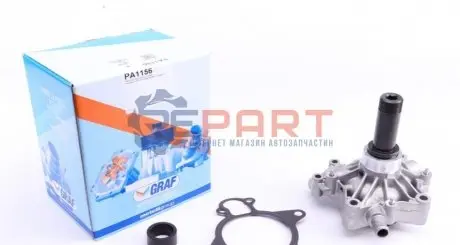 Помпа води Iveco Daily III/IV 3.0JTD 04- (B/B) (7 лоп) GRAF PA1156 Купити в Україні