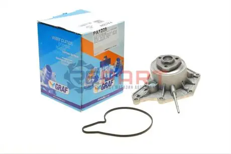 Фото 1 — Помпа води Audi A4-A8/Q5/Q7/VW Touareg/Porsche Cayenne 3.0TFSI/SE Hybrid 10- (R/B 4PT)(8лоп)(перемикач) GRAF (PA1228) Фото Помпа води Audi A4-A8/Q5/Q7/VW Touareg/Porsche Cayenne 3.0TFSI/SE Hybrid 10- (R/B 4PT)(8лоп)(перемикач) GRAF (PA1228) зображення 1