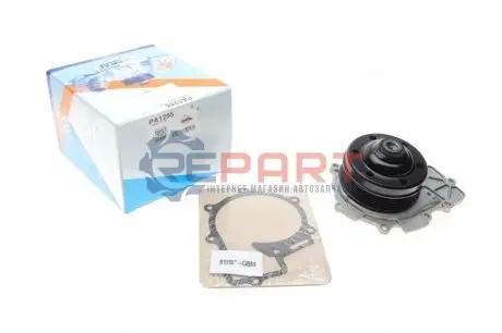 Фото 1 — Помпа води MB Vito/Viano (W639) 2.0/2.2CDI 10- (перемикається) (R/B) (9 лоп) GRAF (PA1255) Фото Помпа води MB Vito/Viano (W639) 2.0/2.2CDI 10- (перемикається) (R/B) (9 лоп) GRAF (PA1255) зображення 1