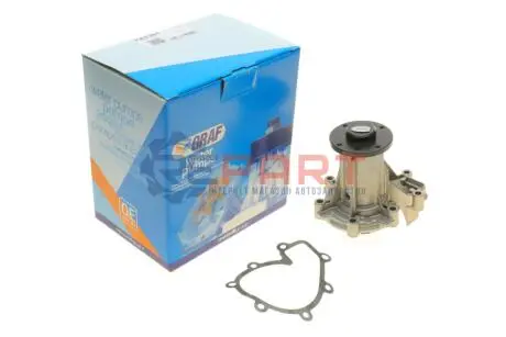 Фото Помпа води SsangYong Rexton/Kyron/Rodius 2.7 Xdi 04- (R/B) (10 лоп) GRAF (PA1261) зображення 1