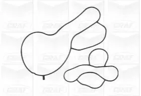 Помпа води Audi A3 1.4TFSI/Seat Ibiza IV/V/Skoda Fabia III/VW Polo 1.0/1.0TSI 12- (B/B) (7 лоп) (z=28) GRAF PA1267 Купити в Україні