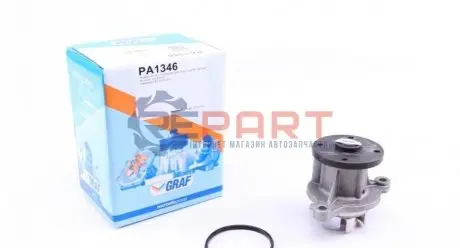 Помпа води Hyundai i20/i30/Kia Ceed II/III/Rio IV 1.4/1.4MPI 15- (R/B) (6 лоп) GRAF PA1346 Купити в Україні