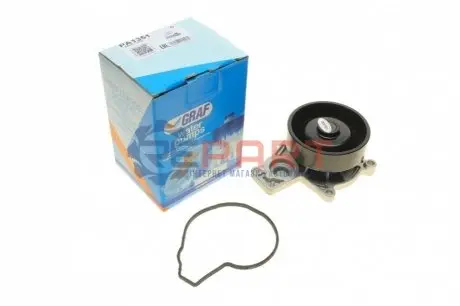 Помпа води Mini Cooper (F55/F56) 1.5d B37 14- (R/B) (5 лоп.) GRAF PA1351 Купити в Україні