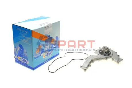 Помпа води Audi A4/A5/A6/A7/Q5/Q7/VW Amarok 3.0TDI 14- (R/B) (6 лоп) GRAF PA1353 Купити в Україні