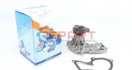 Фото Помпа води Ford C-Max II/Focus III/Mondeo V/Kuga II 1.5 EcoBoost 14- (9 лоп.) GRAF (PA1370) зображення 1