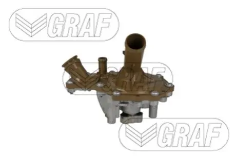 Помпа води Citroen Jumper 2.2HDI/Fiat Ducato 2.2D/Ford Transit 2.2TDCi 06- (5 лоп.) (з корпусом) GRAF PA1375 Купити в Україні