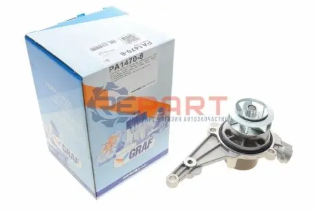 Помпа води Audi A3/A4/A6/Q2/Q3/Skoda Octavia/VW Passat B8 2.0D 18- (з прокладкою) GRAF PA14708 Купити в Україні