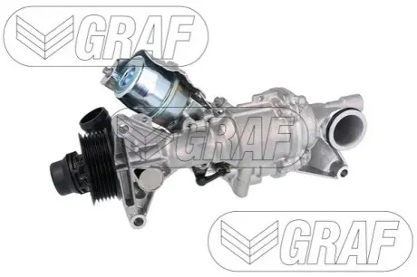 Помпа води MB C-class (W205) 2.0 (M274) 13-18 (switchable) GRAF PA1475 Купити в Україні