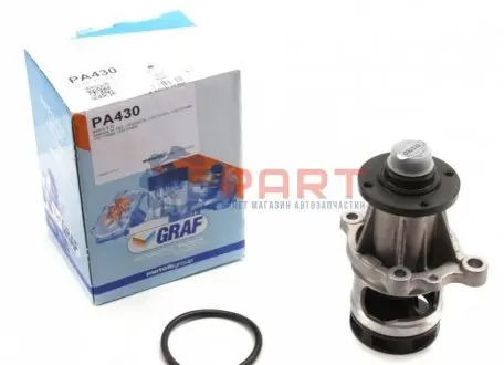 Помпа води BMW 3/5/Z3 316i/316g/316Ci/318i/318is/318ti/518i/518g/1.8i/1.9i 89-03 (R/B) (7 лоп.) GRAF PA430 Купити в Україні