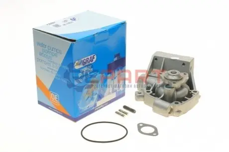 Помпа води Citroen Jumper 2.8D/HDi 99-/Fiat Ducato 2.5TDI/2.8D/JTD 94-/Peugeot Boxer (R/B) (8 лоп.) GRAF PA607 Купити в Україні