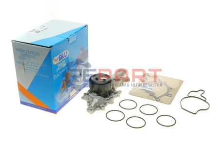 Помпа води MB C-class (W202/S202/W203/S203)/E-class (W210/S210) 2.2/2.7CDI 97-09 (B/B) (6 лоп) GRAF PA752 Купити в Україні